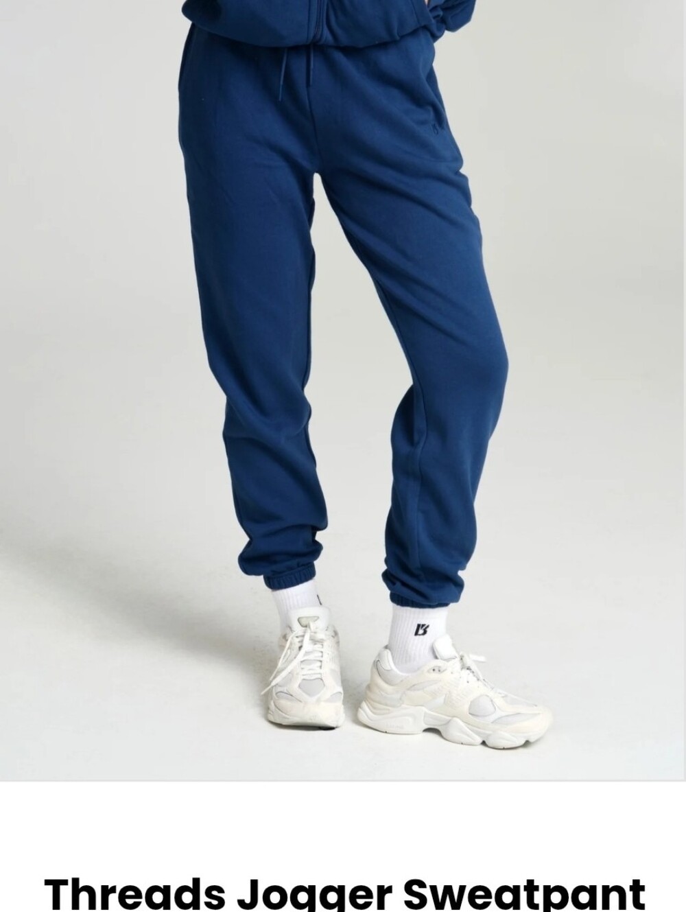 BuffBunny Threads Baked Blue Drawstring Joggers